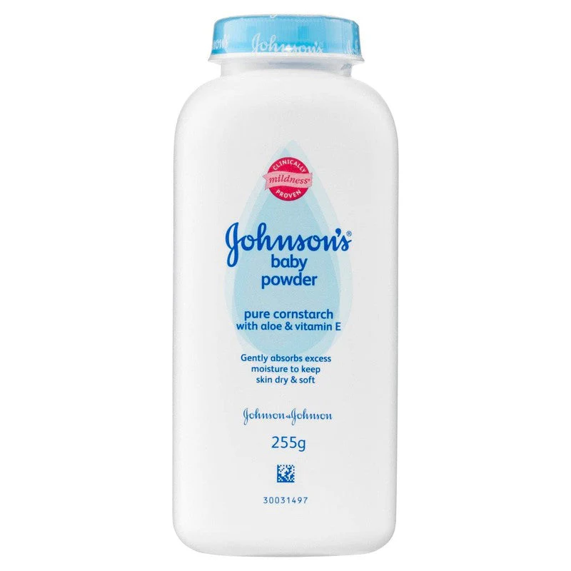 Johnson & Johnson Baby Powder Pure Cornstarch & Aloe 255g