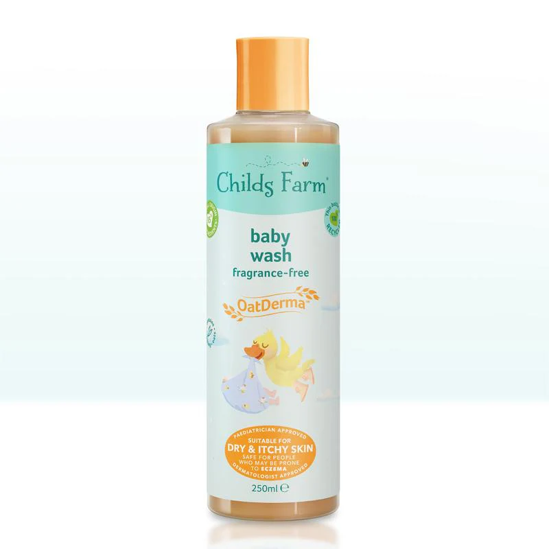Childs Farm Oatderma Baby Wash Fragrance Free 250ml