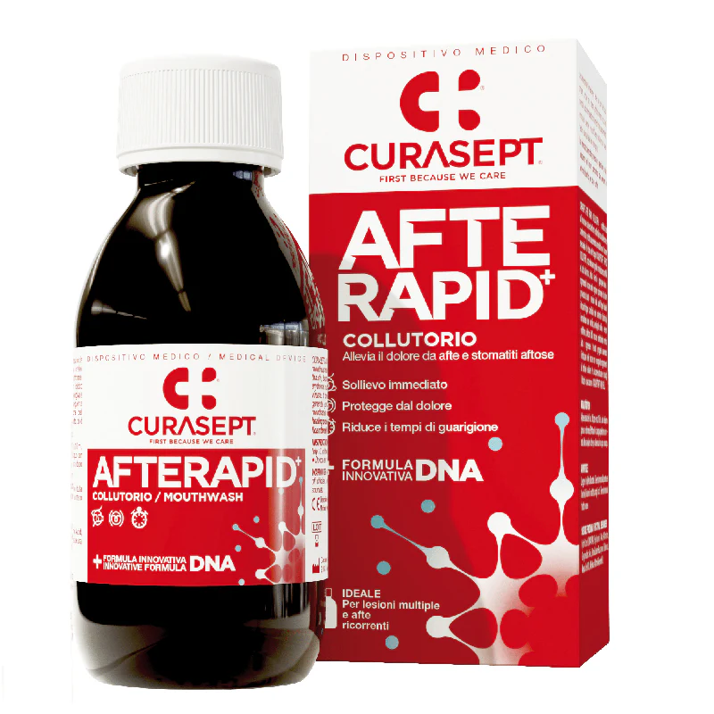 Curasept Afterapid Ulcer Mouthwash 125ml