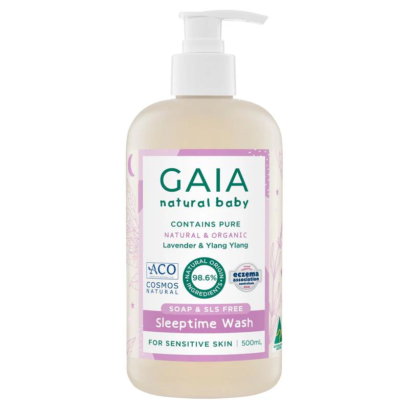 Gaia Baby Sleeptime Bath Wash 500ml