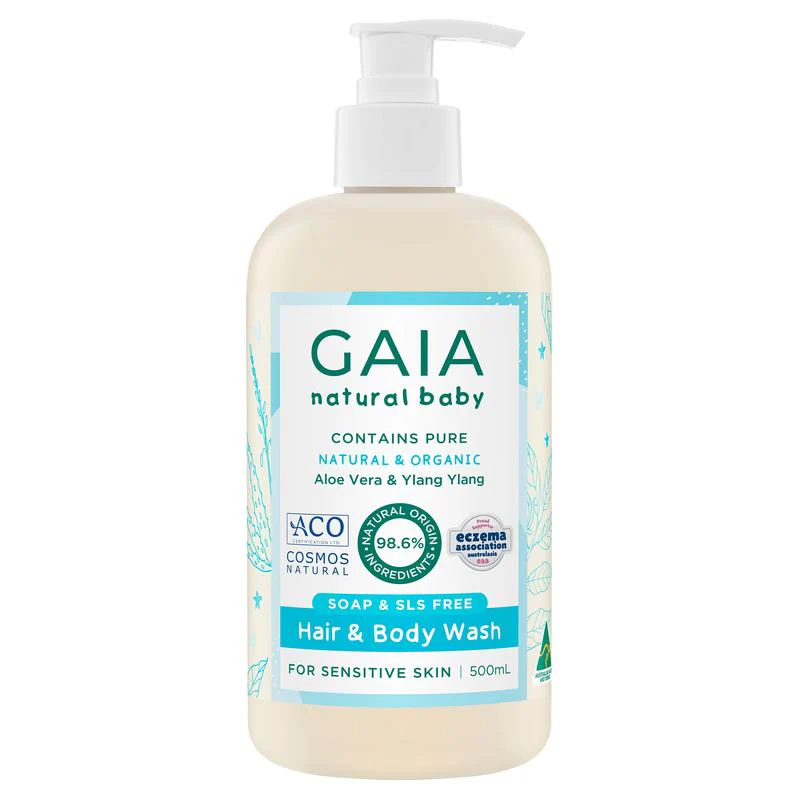 Gaia Baby Hair and Body Wash 500ml