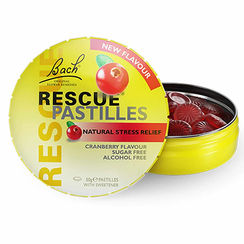 Bach Rescue Remedy Pastilles Cranberry 50g