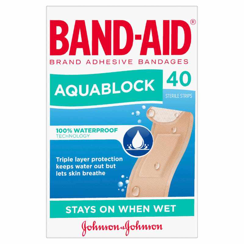 Band-Aid Aqua Block Strip 40pk