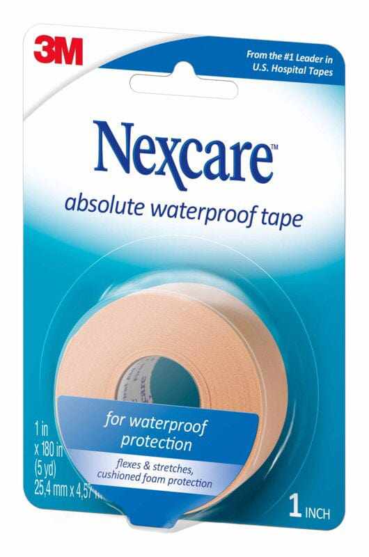 1157-nexcare-absolute-waterproof-first-aid-tape-25-4mm-x-4-57m-2.jpg Nexcare Absolute Waterproof First Aid Tape 25.4mm x 4.57m
