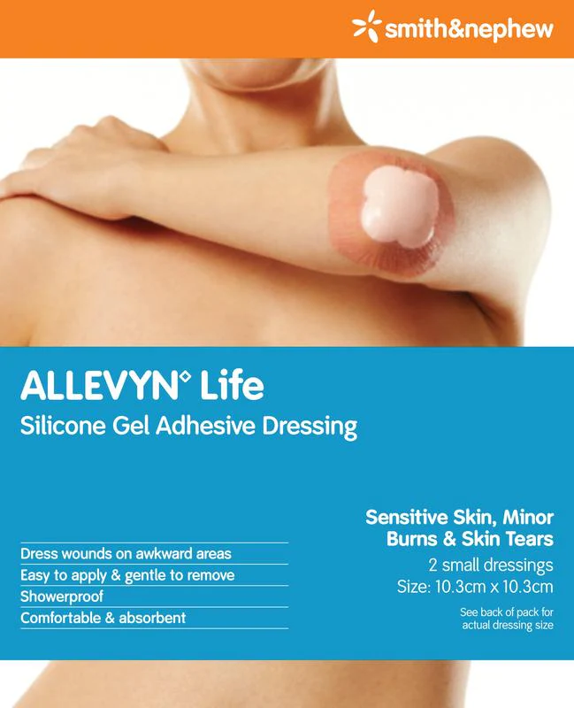 Allevyn Life Dressing 10.3cm sq /CS Pack 2pk
