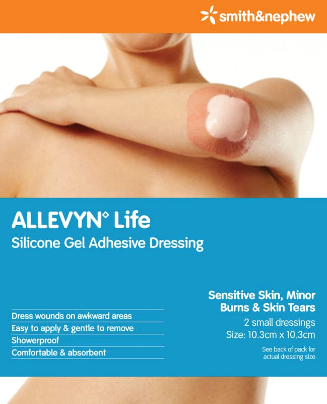 Allevyn Life Dressing 10.3cm sq /CS Pack 2pk