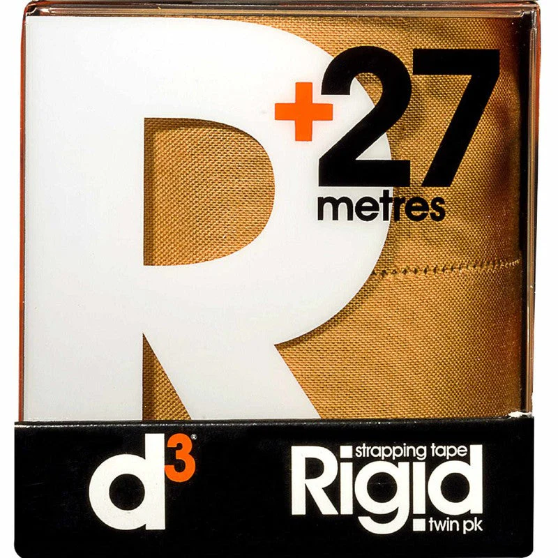D3 RIGD STRPPNG TAPE TWNPCK 2x38MMx 27M Beige 2pk