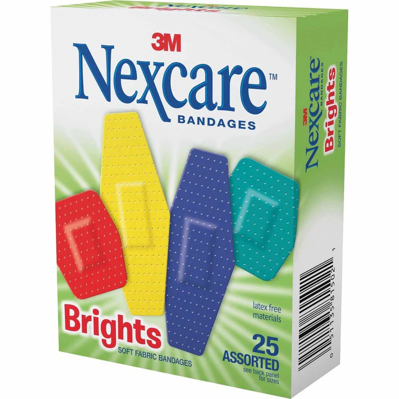 Nexcare Brights Assorted 25pk