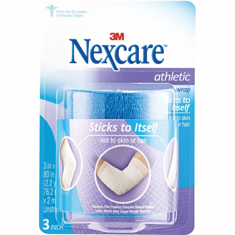Nexcare Athletic Wrap Blue 76.2mm X 2m