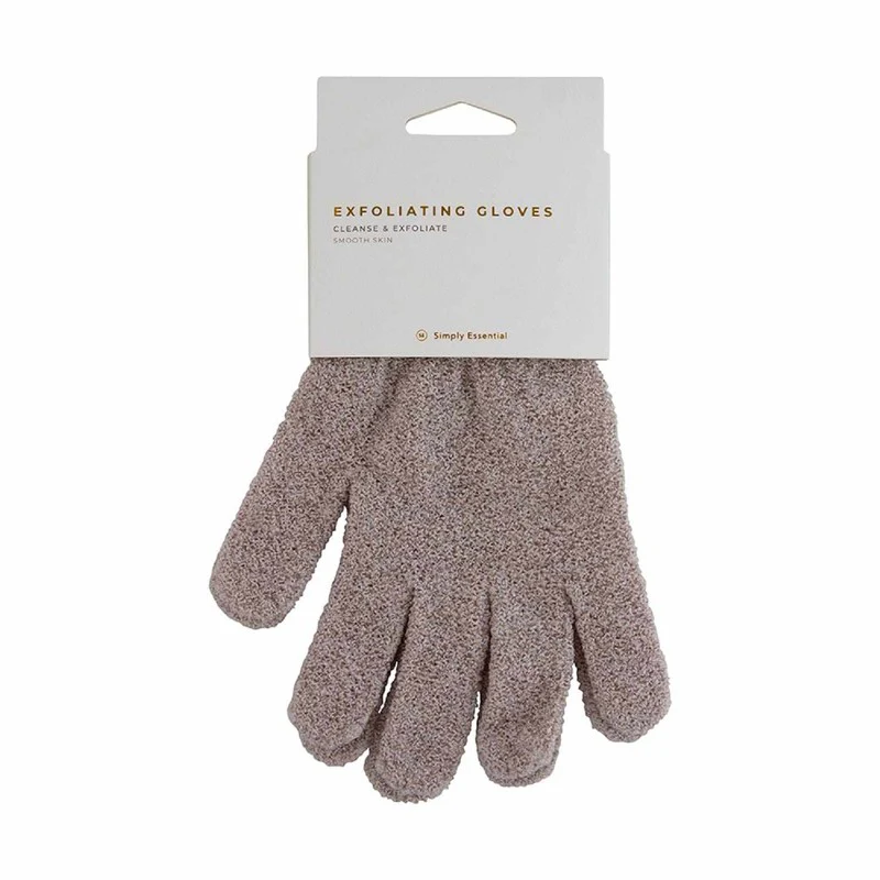 Simply Essential Exfoliating Gloves Pebble