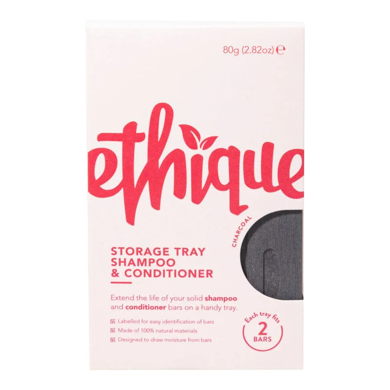 Ethique Storage Tray for Shampoo & Conditioner Bars Charcoal