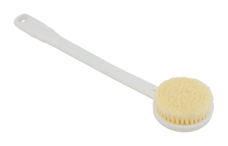 Simply Essential Bath Brush Long Handle White