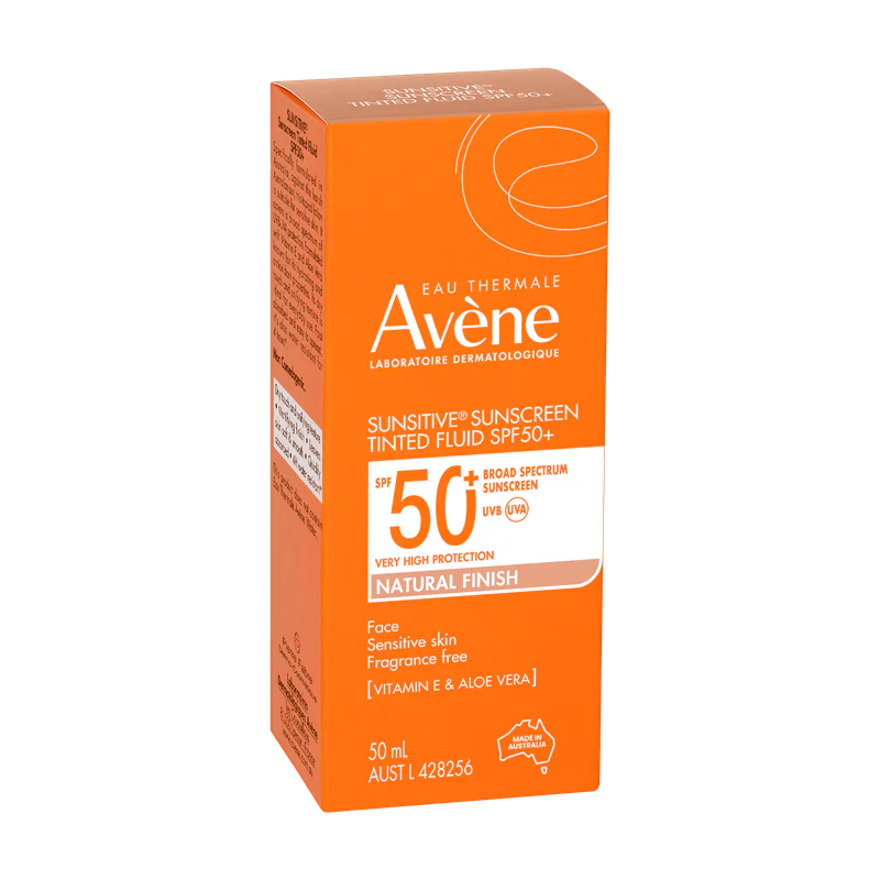 Avene Sunsitive Sunscreen Tinted Fluid SPF50+ 50ml