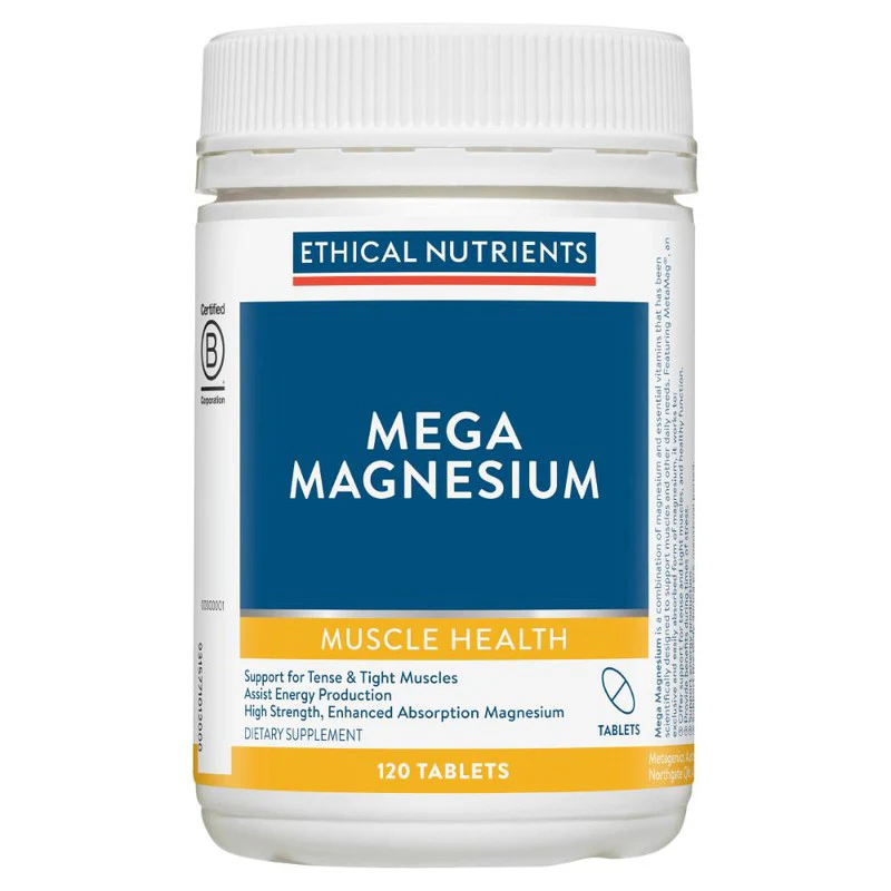 Ethical Nutrients Mega Magnesium Tablets 120s