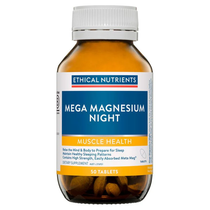Ethical Nutrients Mega Magnesium Night Tablets 50s