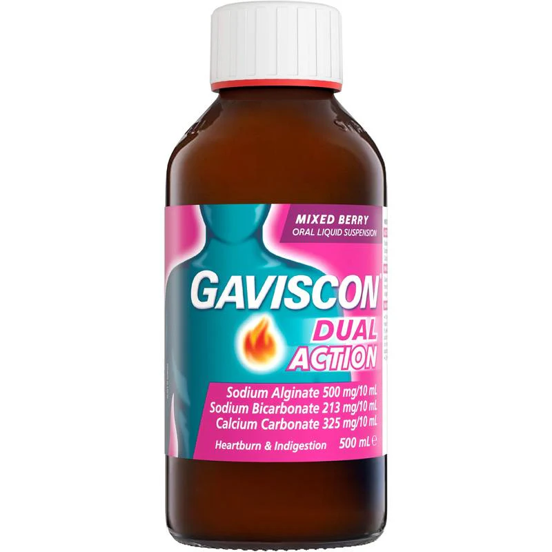 Gaviscon Liquid Dual Action Mixed Berry 500ml