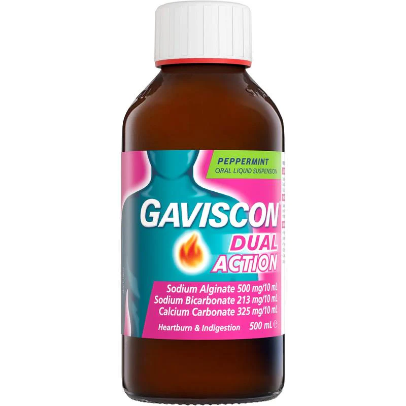 Gaviscon Dual Action Peppermint 500ml