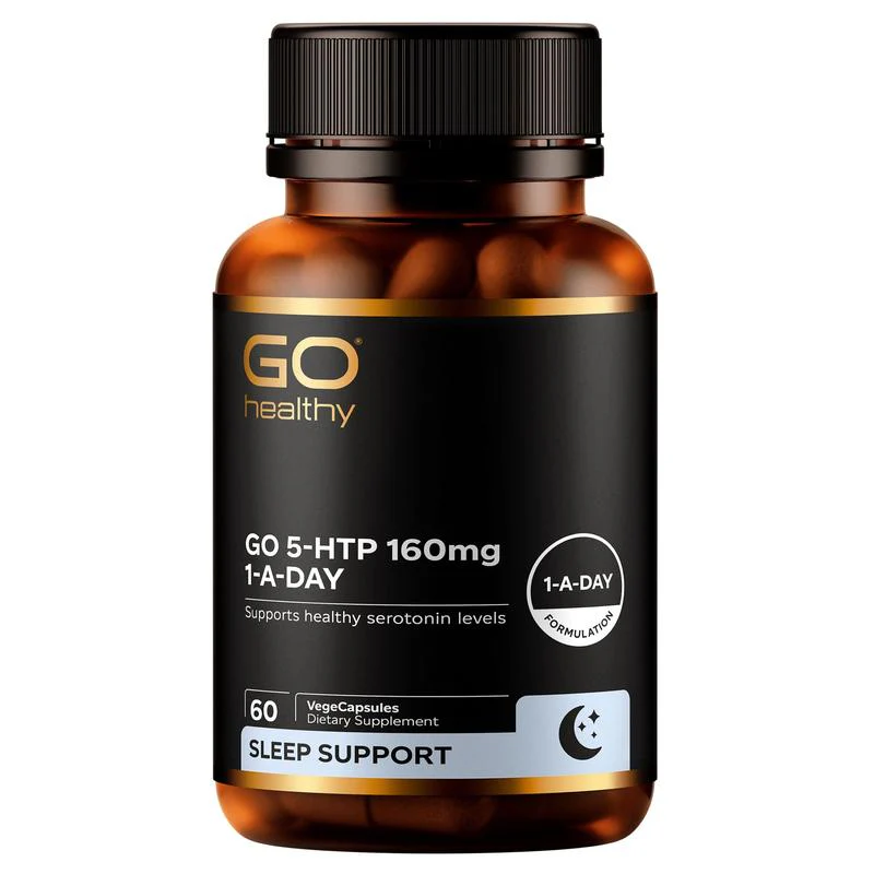 GO Healthy GO 5-HTP 1-A-Day 160mg VegeCapsules 60s