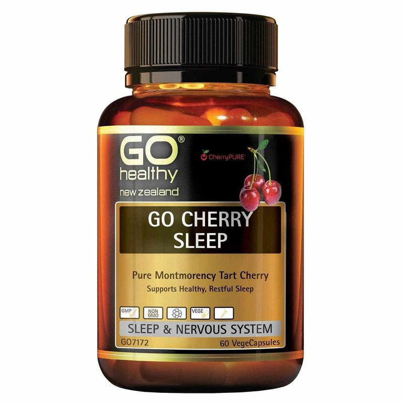 GO Healthy GO Cherry Sleep VegeCapsules 60s