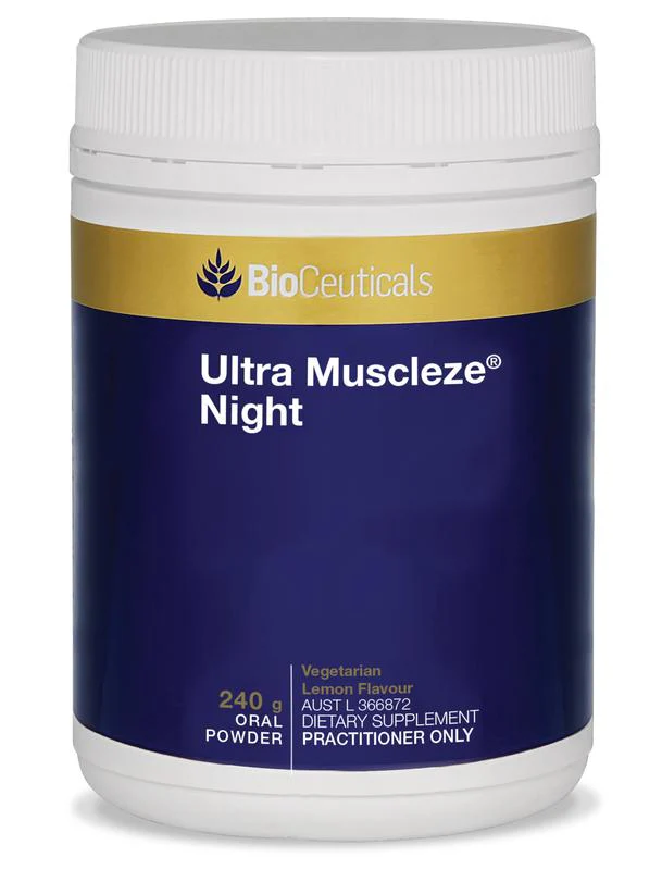 BioCeuticals Ultra Muscleze Night Powder 240g (PHARMACIST ONLY)