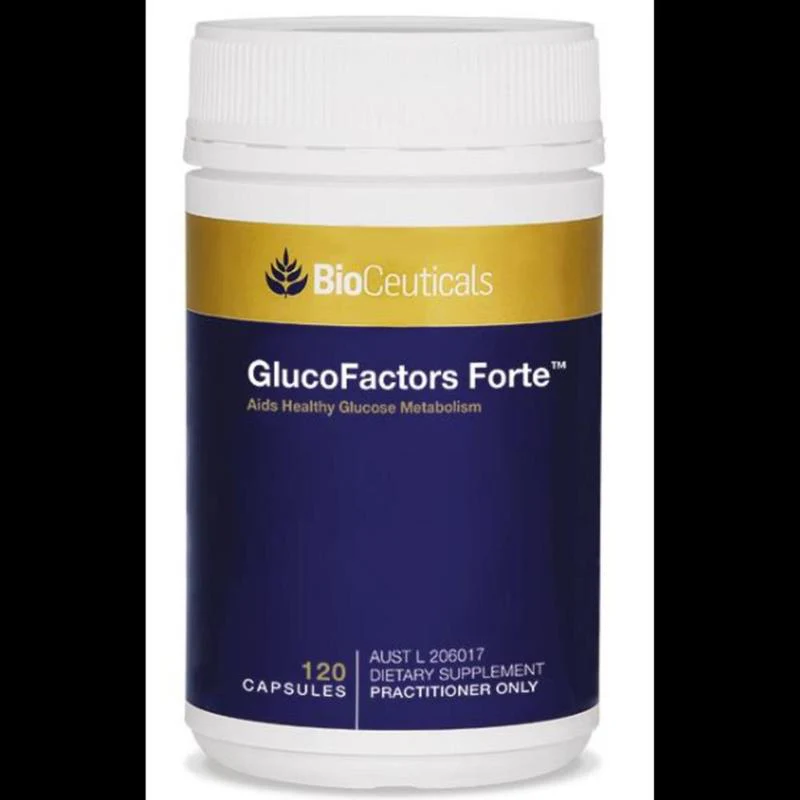 BioCeuticals GlucoFactors Forte Capsule 120s (PHARMACIST ONLY)