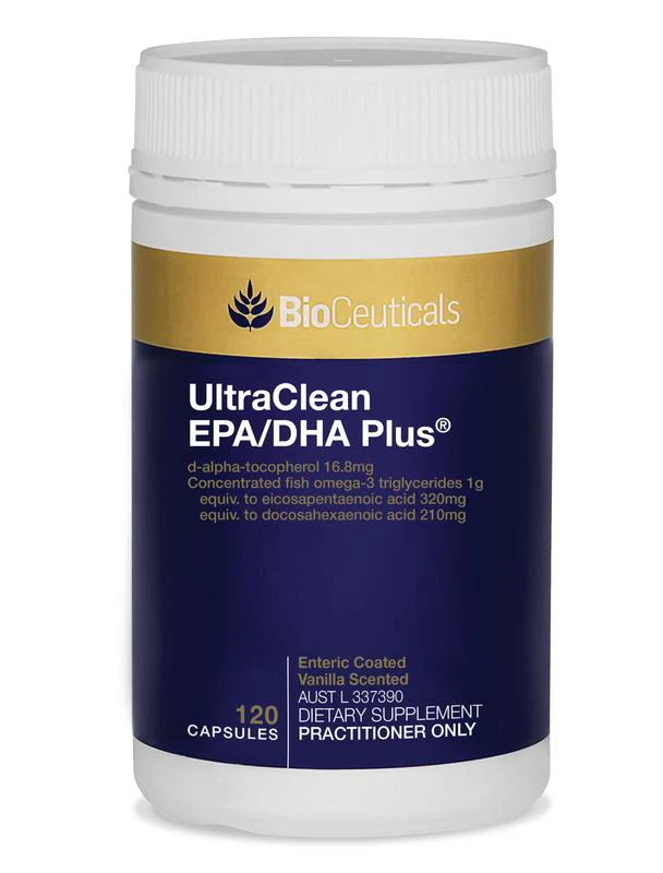 BioCeuticals UltraClean EPA/DHA+ Extra Care Capsules 120s (PHARMACIST ONLY)