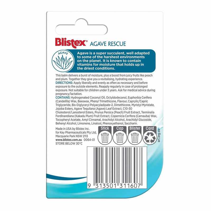 Blistex Agave Rescue Lip Balm 3.7g