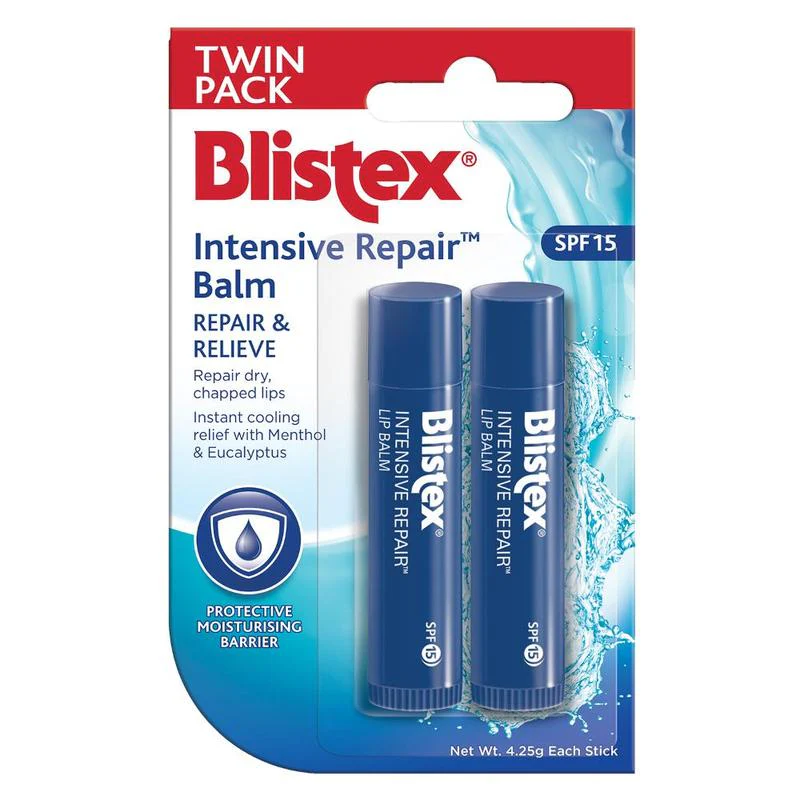 Blistex Intensive Repair Lip Balm 4.25g 2pk