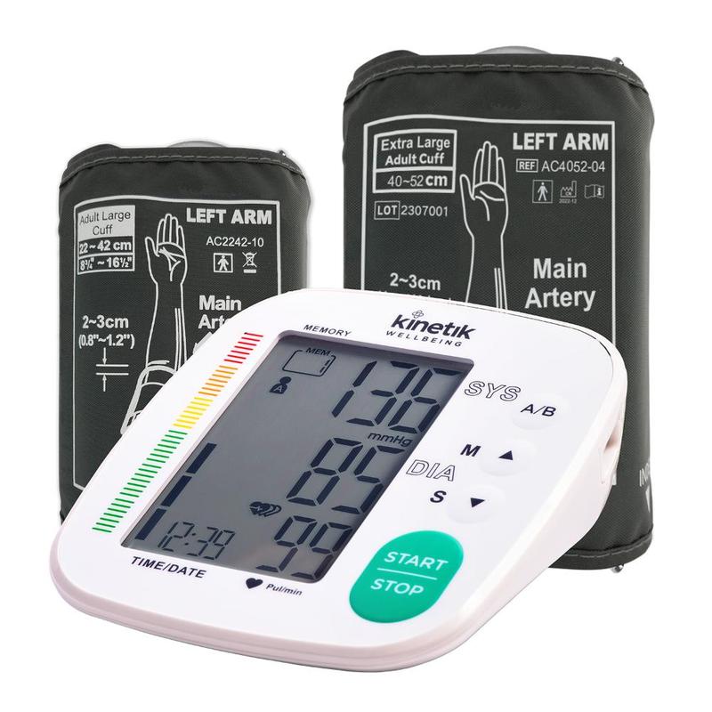 Kinetik Wellbeing Advanced Blood Pressure Monitor w XL cuff