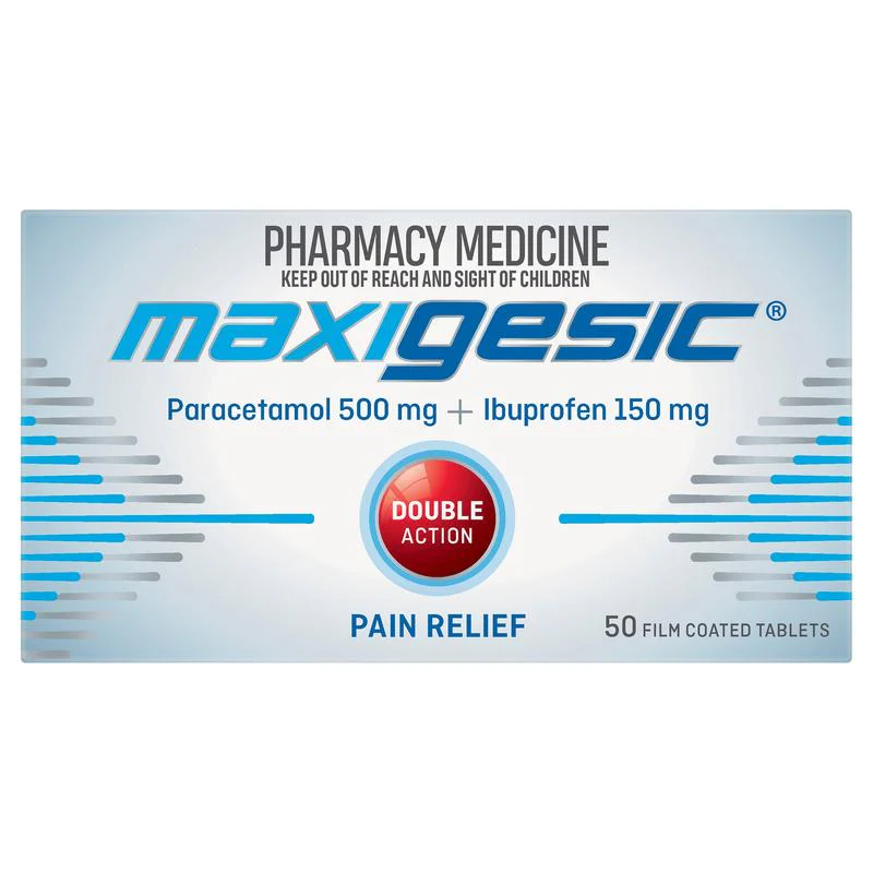 Maxigesic Pain Relief Tablets 50s