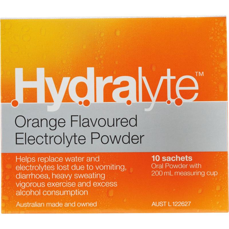 Hydralyte Orange Sachets 10pk