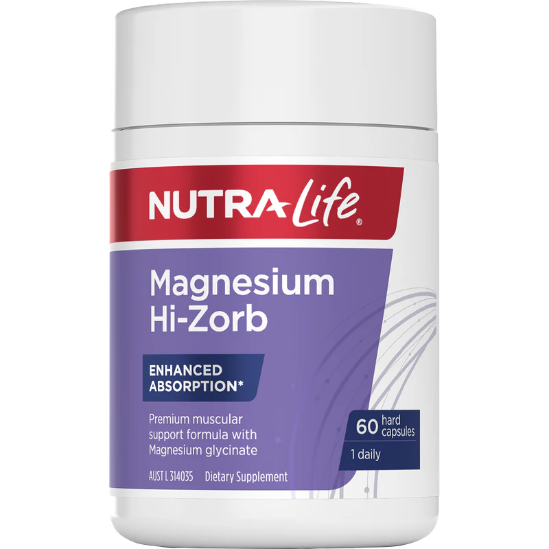 Nutra-Life Magnesium Hi-Zorb Capsules 60s
