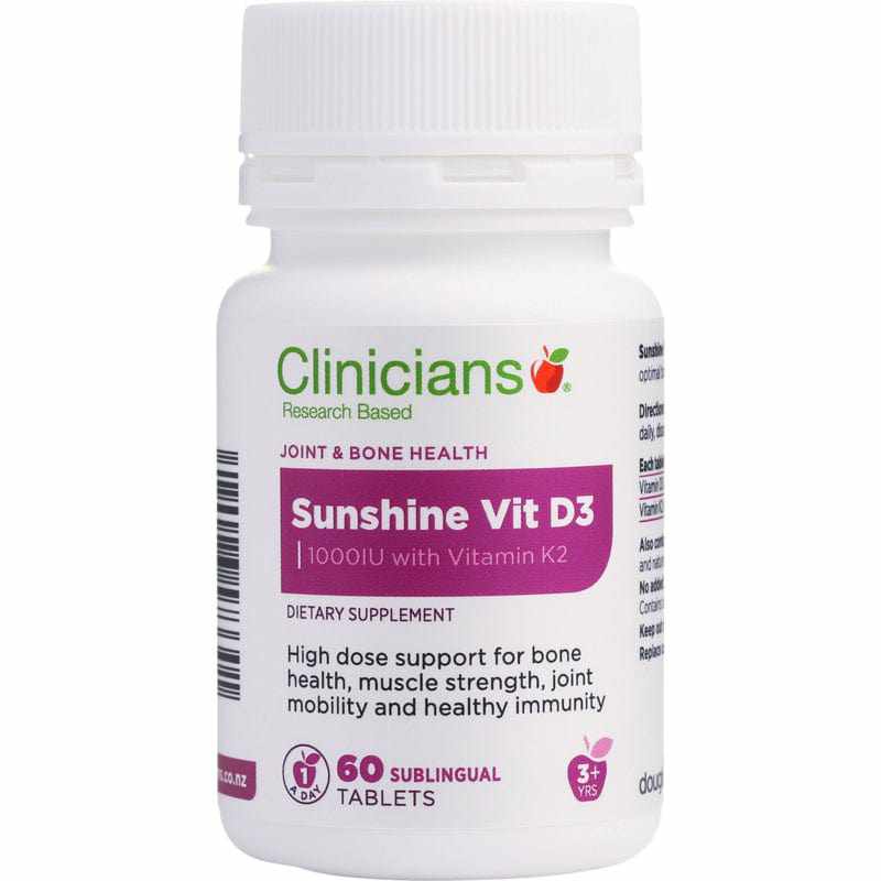 Clinicians Sunshine Vitamin D3 Tablets 60s