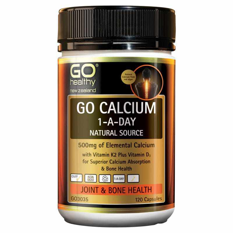 GO Healthy GO Calcium 1-A-Day Capsules 120s