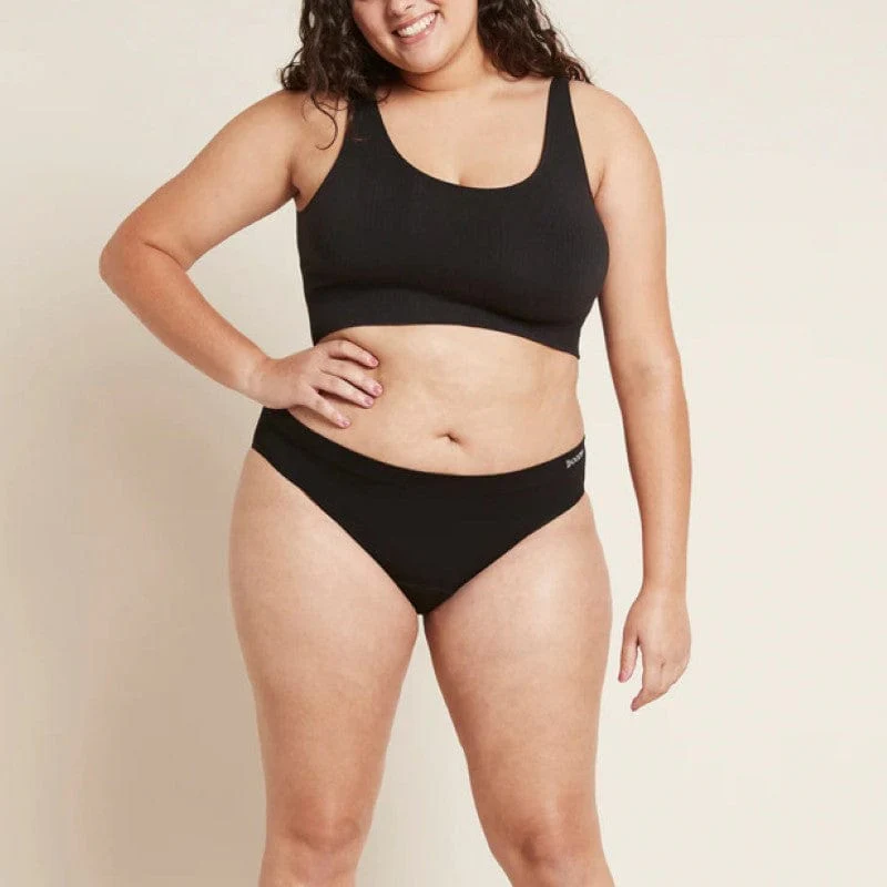 Boody Womens Period Classic Bikini Moderate - Heavy L Black