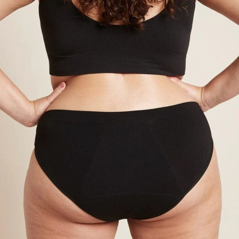 Boody Womens Period Classic Bikini Moderate - Heavy XS Black