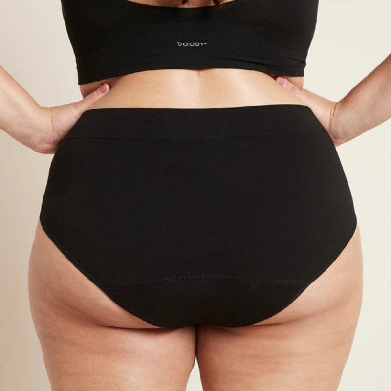 Boody Period & Leak Proof Full Brief L Light Moderate Black