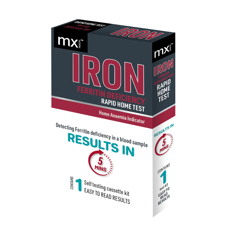 MX Ferritin (Iron) Deficiency Rapid Home Test - Single 1pk