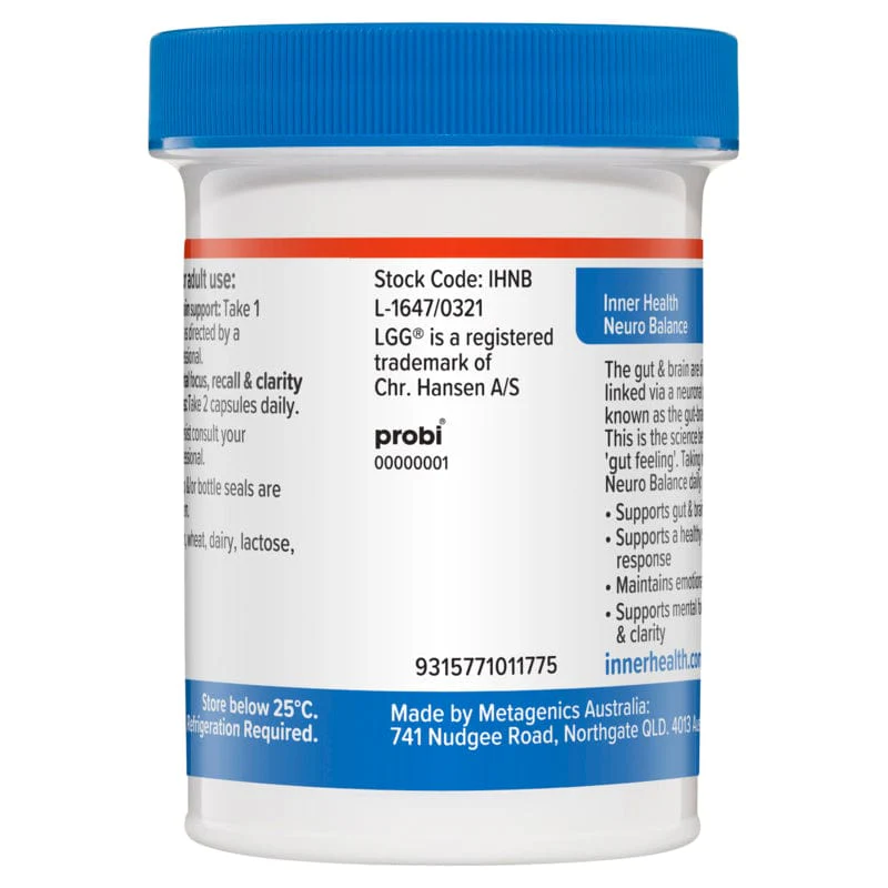 Inner Health Neuro Balance Capsules 30s