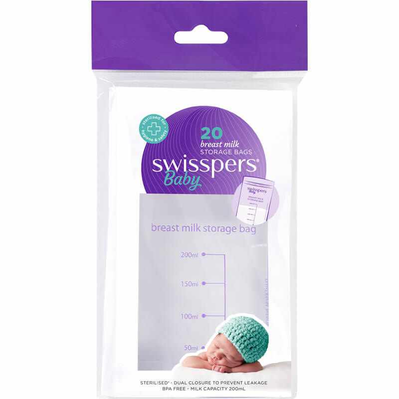 Swisspers Breast Milk Storage Bags 20s