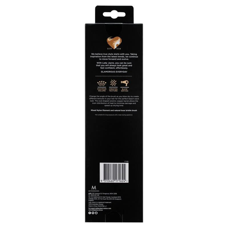 Lady Jayne Salon Pro Beach Waves Styling Brush
