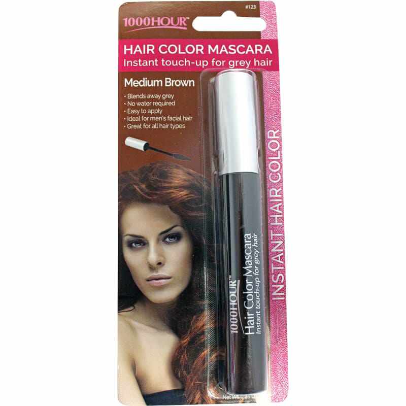 1000 Hour Hair Colour Mascara Medium Brown Medium Brown 7g
