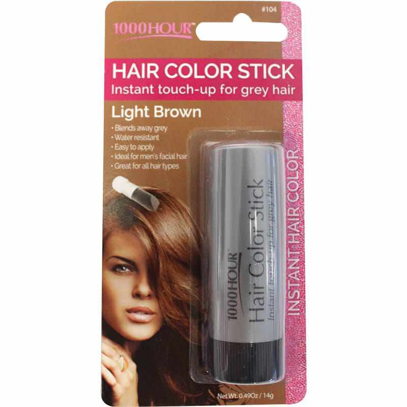 1000 Hour Hair Colour Stick Light Brown Light Brown 14g