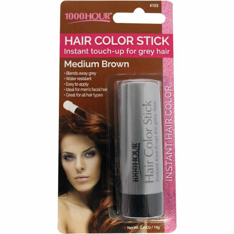 1000 Hour Hair Colour Stick Medium Brown Medium Brown 14g