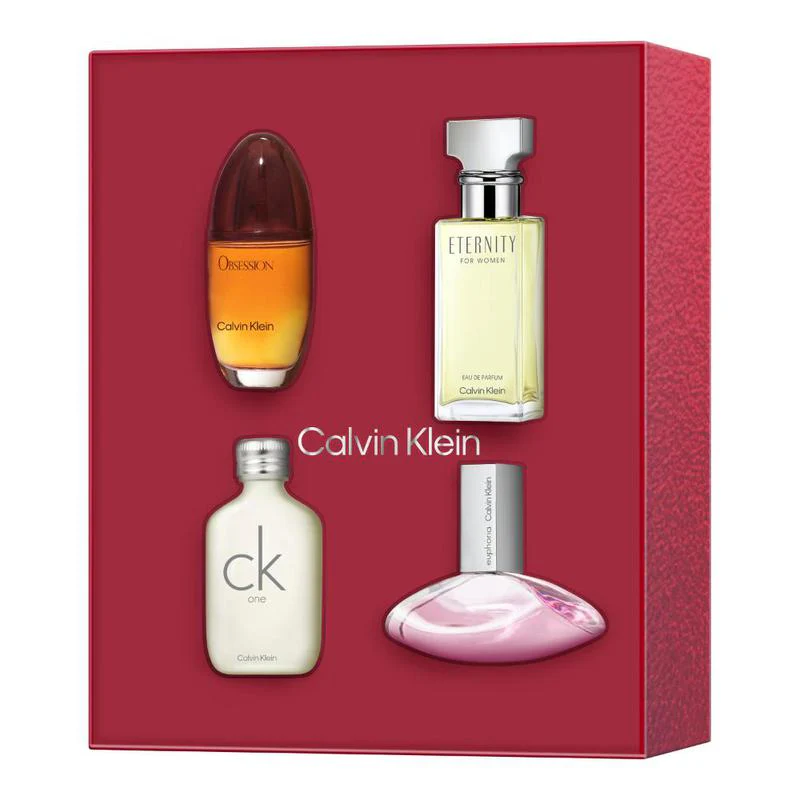 Calvin Klein Women's Miniature Fragrance Gift Set 4pcs