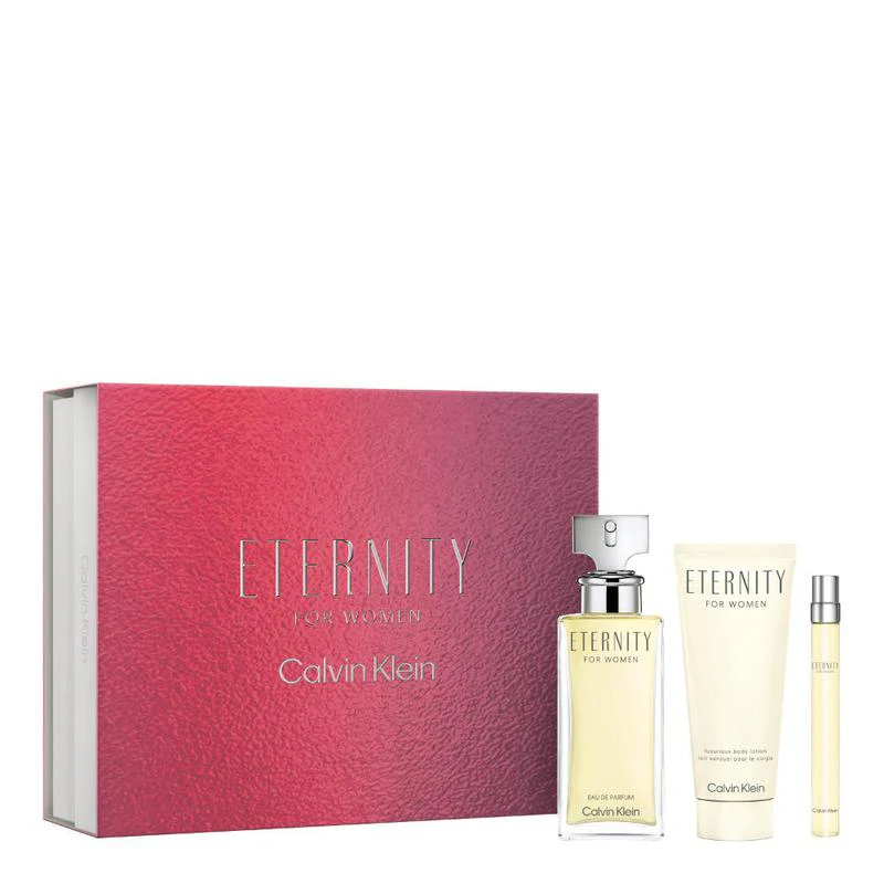 Calvin Klein Eternity For Women EDP 100ml Gift Set 3pcs