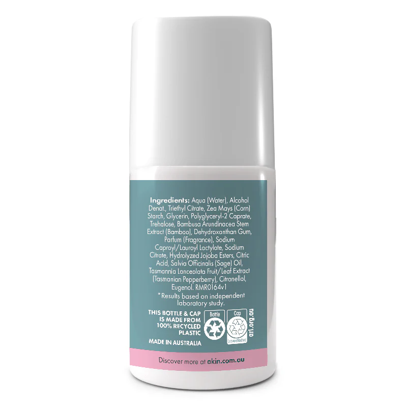 A'kin Deodorant Rose & Mint Roll-On 65ml