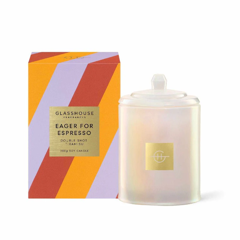 Glasshouse Eager for Espresso Candle 380g