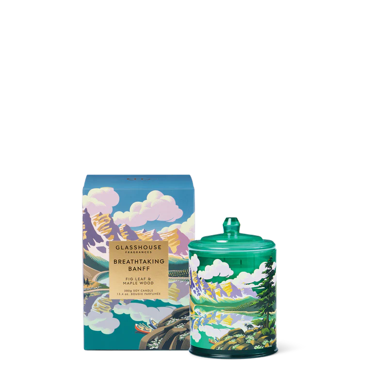 Glasshouse Candle Breathtaking Banff 380g