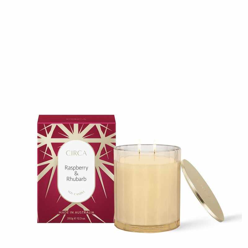 Circa Raspberry & Rhubarb Candle 350g
